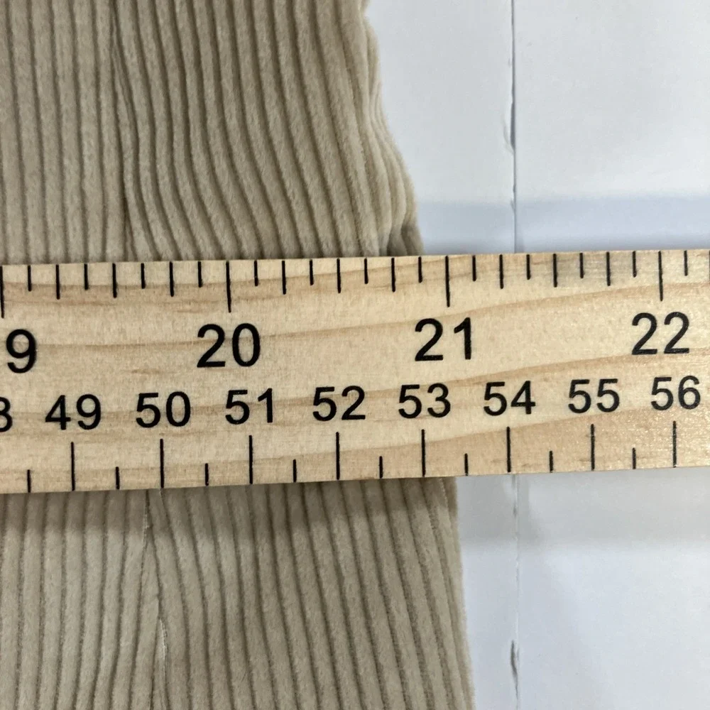 Saddlebred Mens 42L Beige Corduroy Blazer Sport Coat Cotton Jacket Long